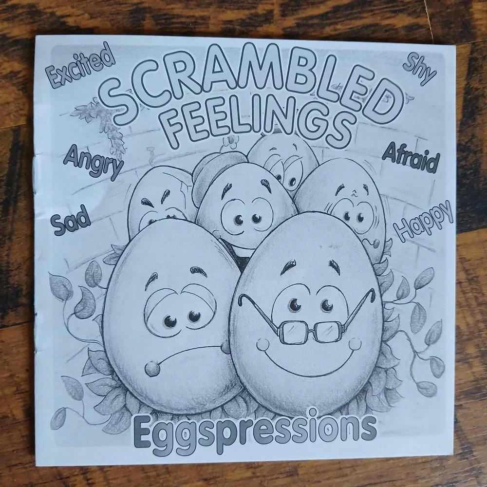 Scrambled Feelings: Eggspressions Educational Toys 6 Eggs w/stands Book Box